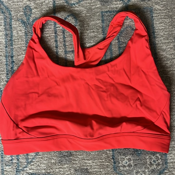 Red Athleta Sports Bra - Picture 2 of 5